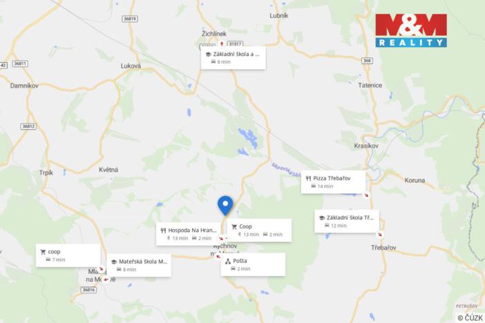 Prodej pozemku pro bydlení, Rychnov na Moravě, 1389 m2