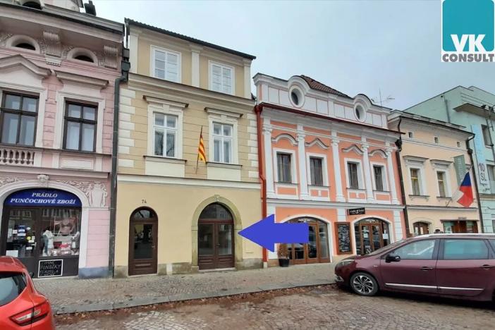 Pronájem obchodního prostoru, Litomyšl, Smetanovo náměstí, 25 m2