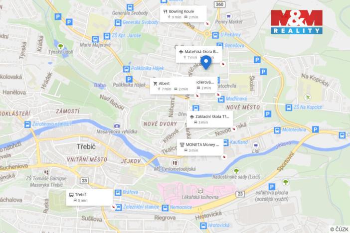 Prodej bytu 3+1, Třebíč - Nové Dvory, Velkomeziříčská, 76 m2