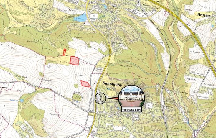 Prodej pole, Senohraby, 22851 m2