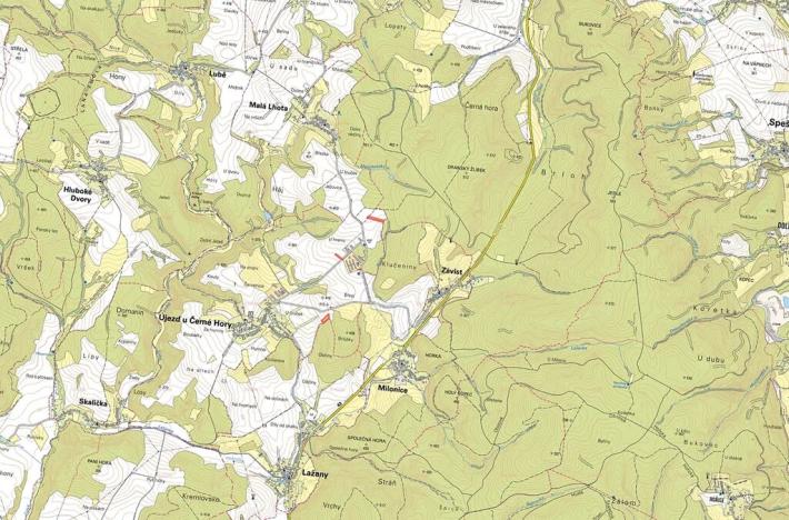 Prodej pole, Újezd u Černé Hory, 4226 m2