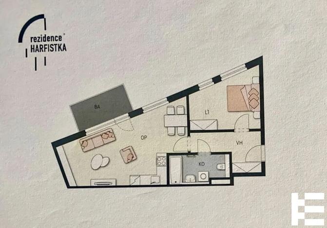 Pronájem bytu 2+kk, Praha - Vysočany, Čerpadlová, 60 m2
