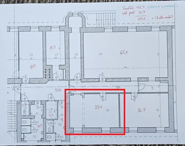 Pronájem kanceláře, Frýdek-Místek, Potoční, 27 m2