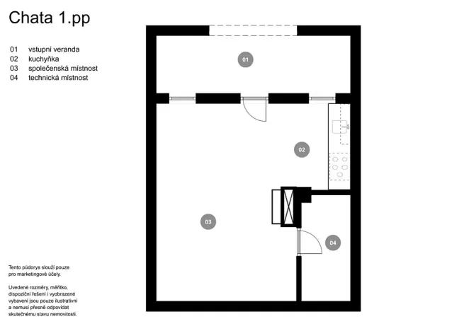 Prodej chaty, Křepenice, 100 m2