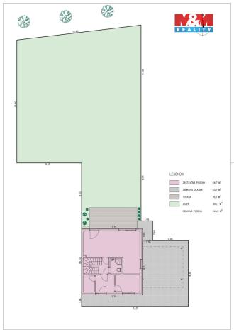 Pronájem rodinného domu, Praha - Kbely, Doubkova, 103 m2