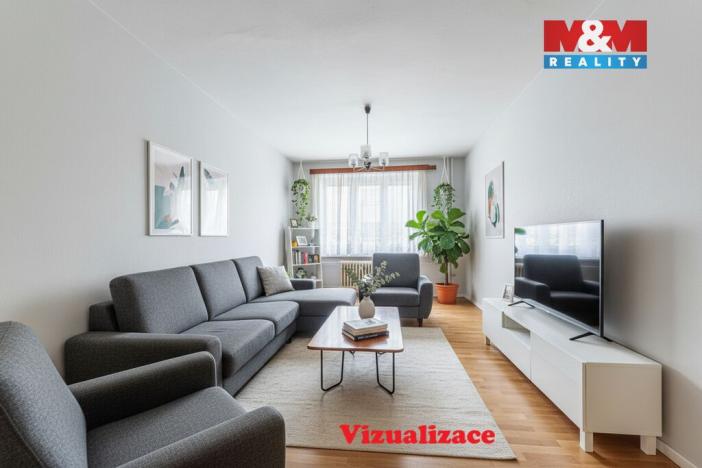 Prodej bytu 3+1, Cheb, Na Hradčanech, 64 m2