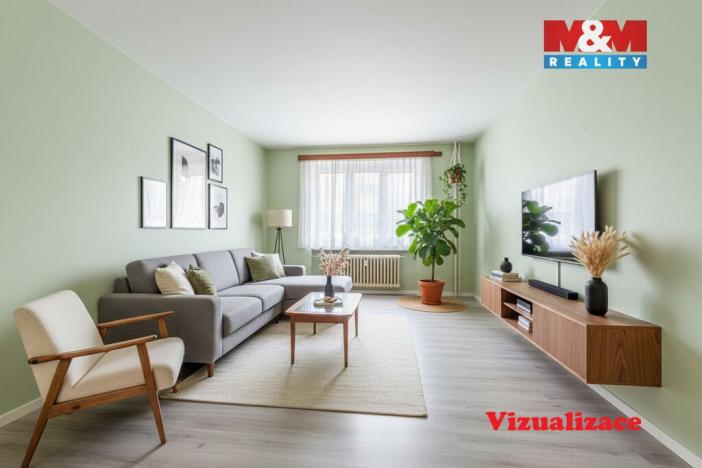 Prodej bytu 3+1, Cheb, Na Hradčanech, 64 m2