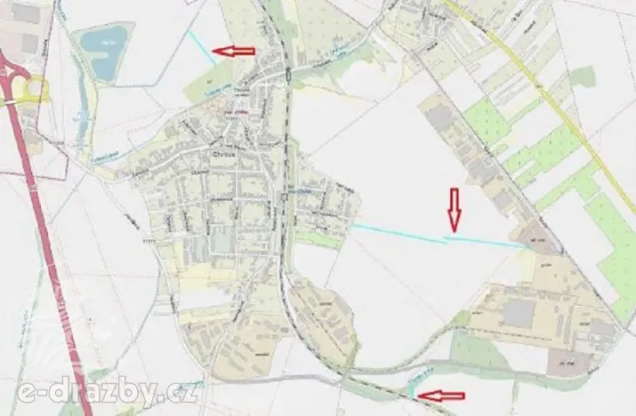 Dražba pole, Brno, 7587 m2