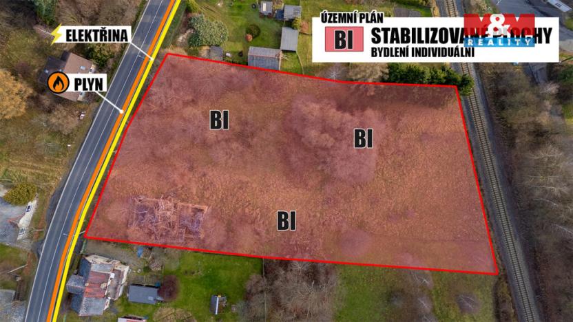Prodej pozemku pro bydlení, Rumburk - Rumburk 3-Dolní Křečany, 5299 m2