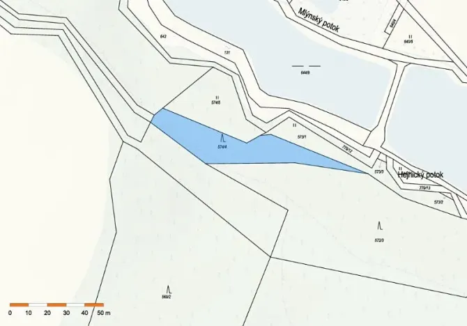 Prodej lesa, Staré Bříště, 1279 m2