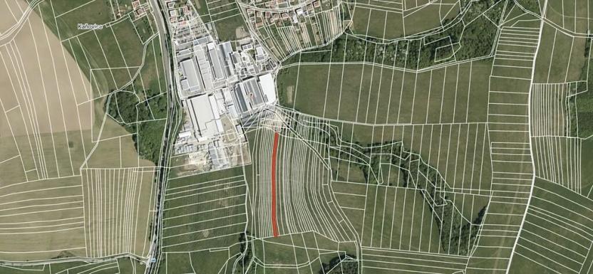 Prodej pole, Kaňovice, 1153 m2