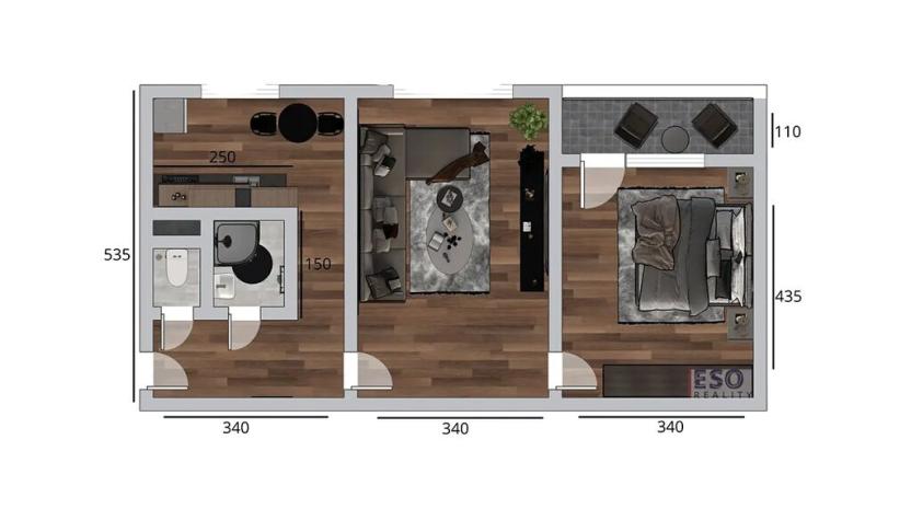 Prodej bytu 2+1, Ostrava, Františka Hajdy, 52 m2