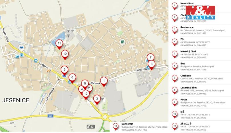 Prodej pozemku pro bydlení, Jesenice, Průmyslová, 700 m2