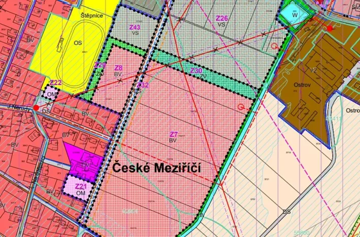 Prodej komerčního pozemku, České Meziříčí, Osvobození, 20620 m2
