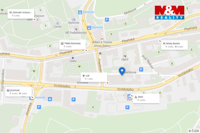 Pronájem bytu 3+kk, Praha - Košíře, Hlaváčkova, 73 m2