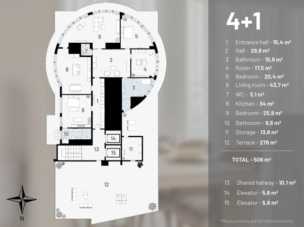 Prodej bytu 4+1, Praha - Stodůlky, Petržílkova, 228 m2