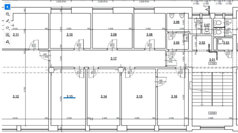 Pronájem kanceláře, Zlín, Kvítková, 18 m2