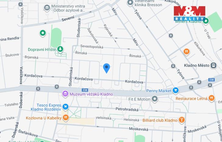 Pronájem obchodního prostoru, Kladno, Kordačova, 350 m2