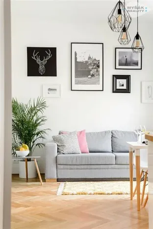 Pronájem bytu 2+kk, Praha, Rumunská, 45 m2