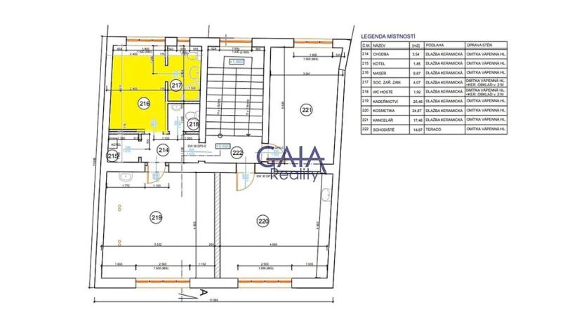 Pronájem kanceláře, Hodonín, Příční, 14 m2