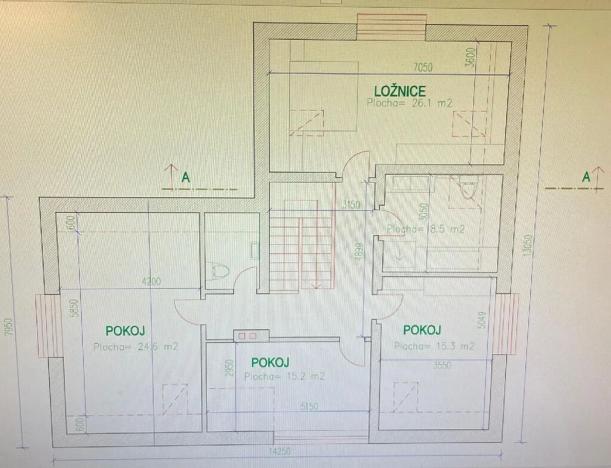 Pronájem rodinného domu, Pardubice, 28. října, 262 m2