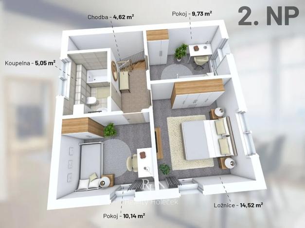 Prodej bytu 4+kk, Dřetovice, 95 m2