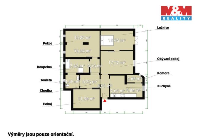Prodej bytu 3+1, Plzeň - Jižní Předměstí, Plachého, 103 m2