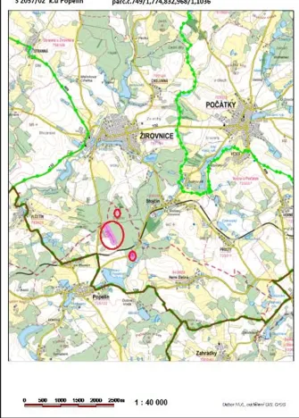 Prodej podílu lesa, Popelín, 10176 m2