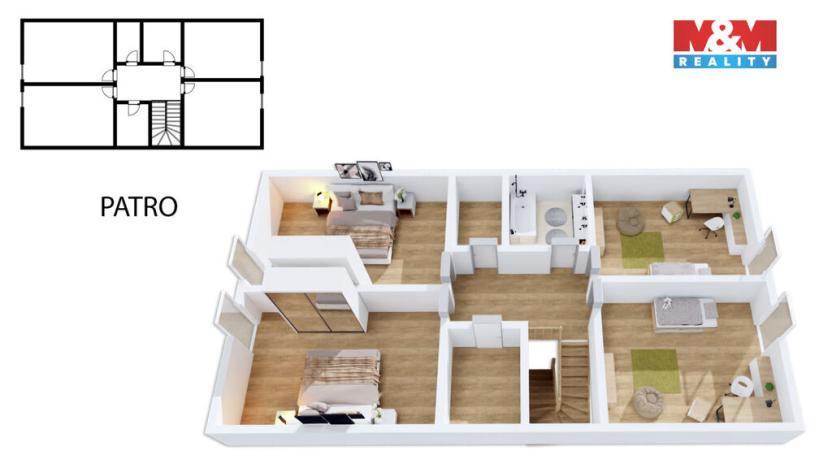 Prodej rodinného domu, Terezín - Nové Kopisty, 158 m2