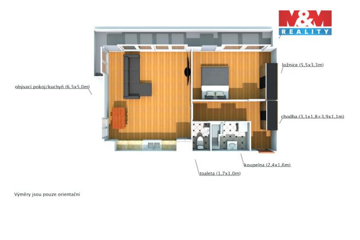 Pronájem bytu 2+kk, Plzeň - Jižní Předměstí, Měděná, 90 m2