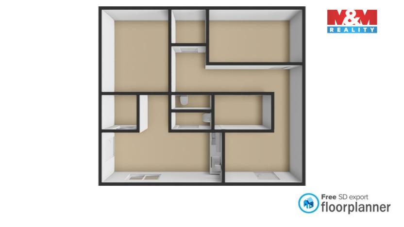 Pronájem obchodního prostoru, Slaný, Husova, 83 m2