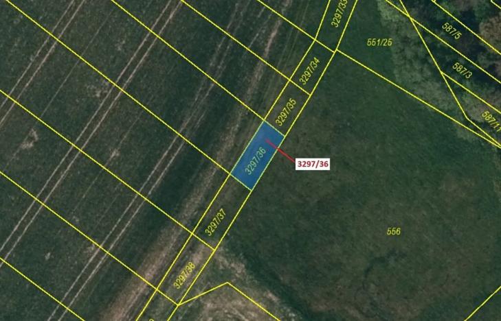 Dražba pozemku, Březník, 86 m2