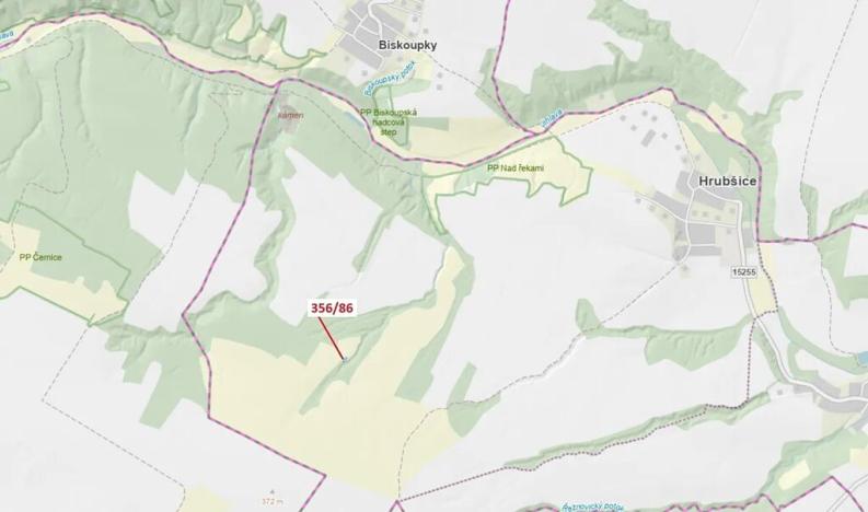 Dražba louky, Ivančice, 252 m2