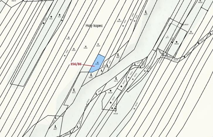 Dražba louky, Ivančice, 252 m2