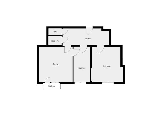 Pronájem bytu 2+1, Pardubice - Zelené Předměstí, Josefa Ressla, 59 m2