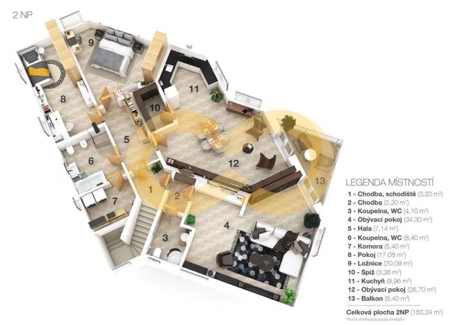 Prodej rodinného domu, Planá nad Lužnicí, Harrachova, 324 m2