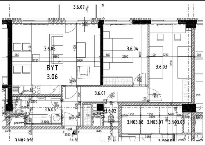 Pronájem bytu 3+kk, Ostrava, Hasičská, 73 m2