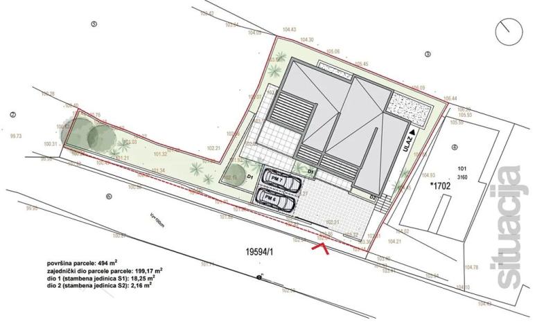 Prodej bytu 3+kk, Primošten, Chorvatsko, 73 m2