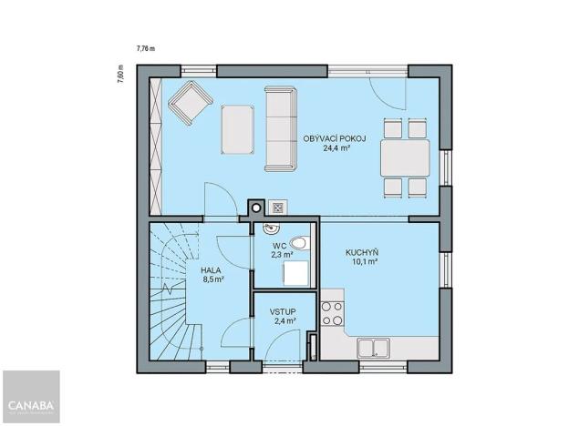 Prodej rodinného domu, Čilec, 97 m2