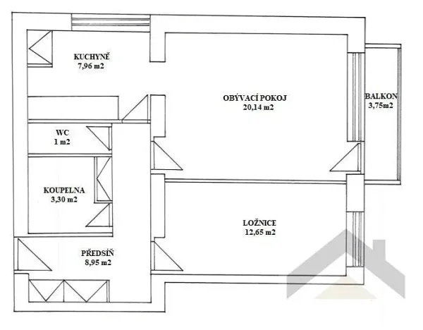 Prodej bytu 2+1, Česká Skalice, Tyršova, 60 m2