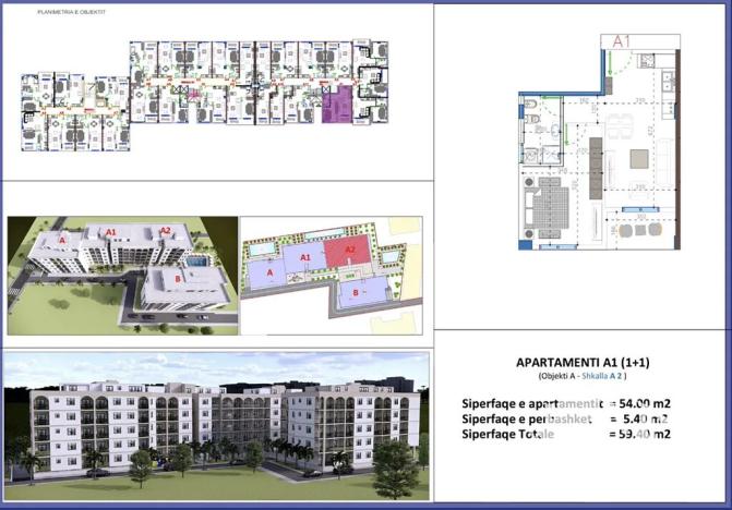 Prodej bytu 2+kk, Golem, Albánie, 59 m2