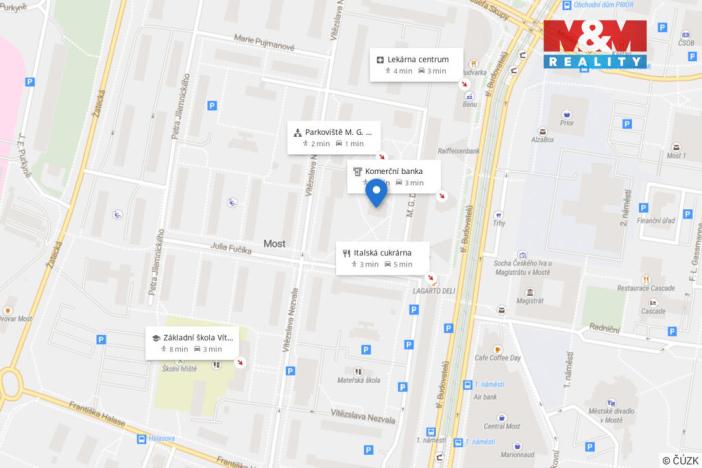 Prodej bytu 1+kk, Most, M. G. Dobnera, 21 m2