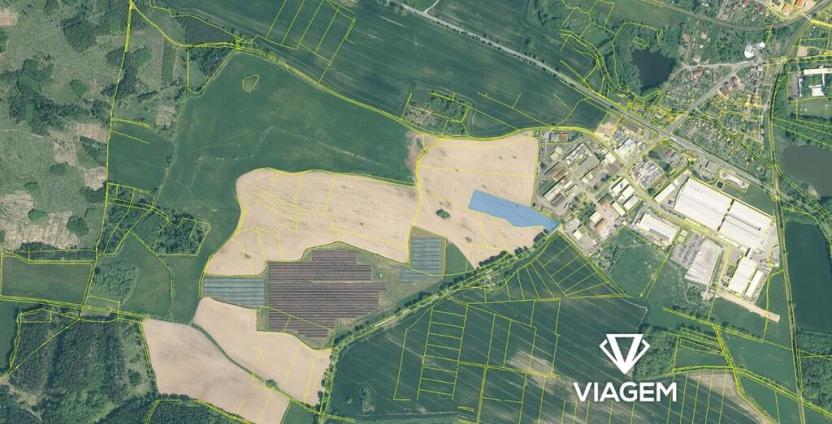 Prodej podílu komerčního pozemku, Blatná, 7477 m2