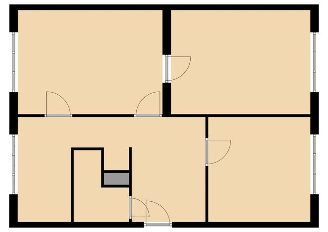 Pronájem bytu 3+1, Klášterec nad Ohří, Školní, 66 m2