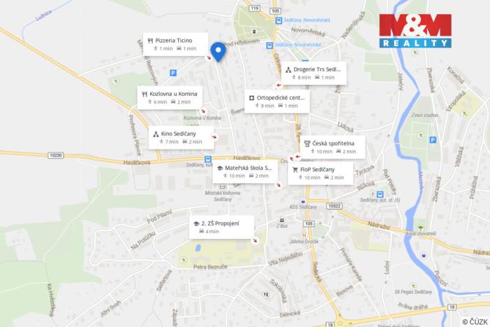 Pronájem bytu 2+1, Sedlčany, U Kulturního domu, 52 m2