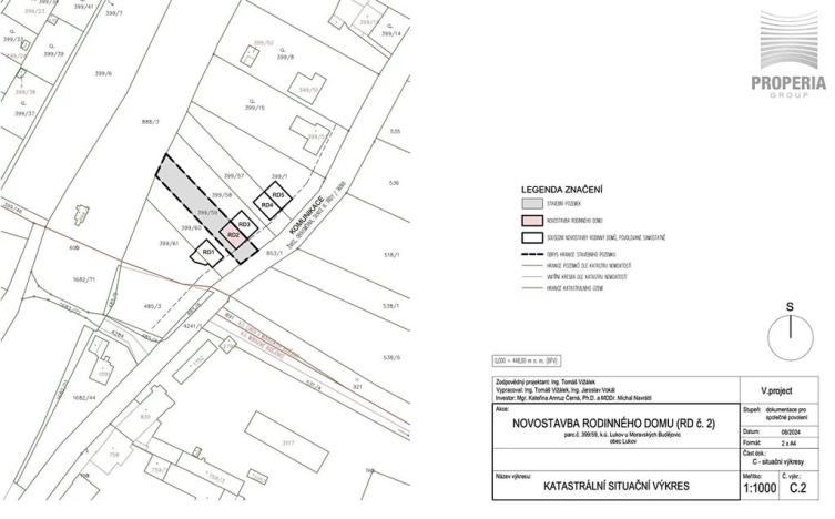 Prodej pozemku pro bydlení, Moravské Budějovice, 685 m2