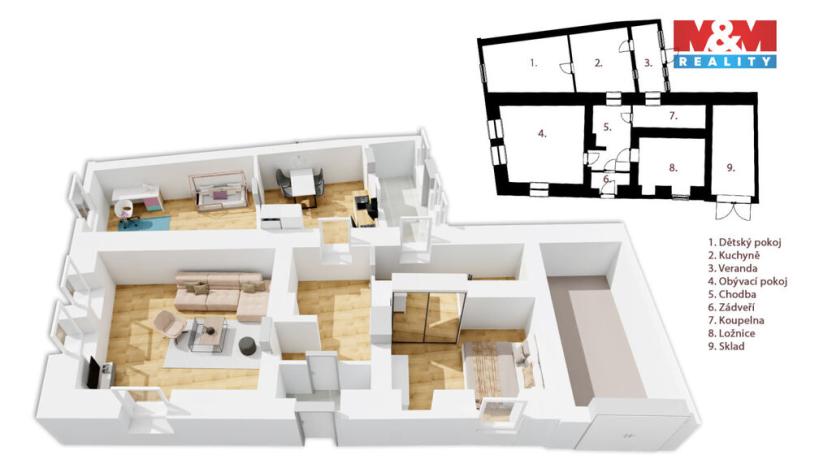 Prodej chalupy, Týniště nad Orlicí - Křivice, 103 m2