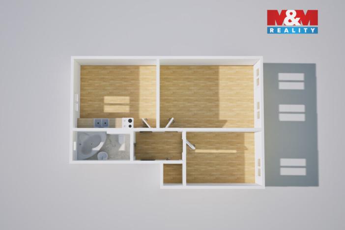 Prodej bytu 2+1, Ústí nad Labem - Ústí nad Labem-centrum, Ve Smyčce, 73 m2