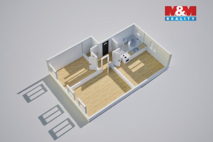 Prodej bytu 2+1, Ústí nad Labem - Ústí nad Labem-centrum, Ve Smyčce, 73 m2