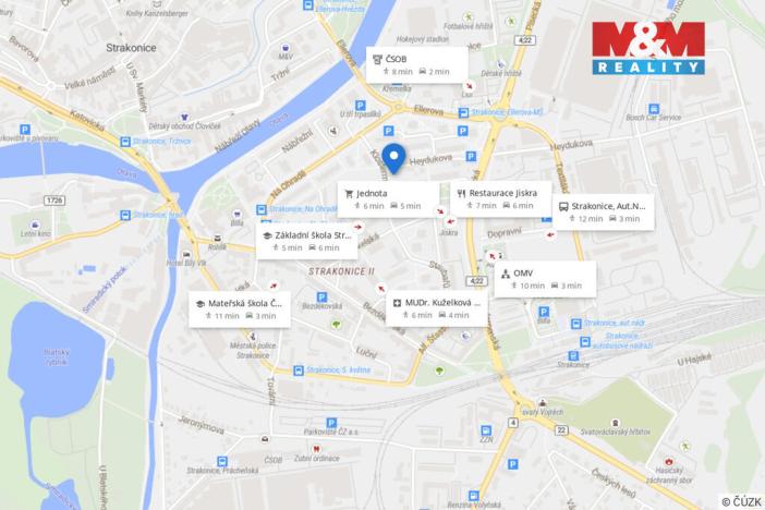 Pronájem bytu 2+kk, Strakonice - Strakonice II, Heydukova, 54 m2